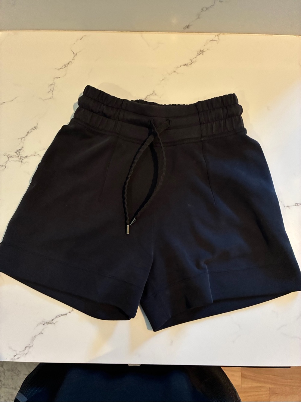 Women’s Black lululemon Drawstring Casual lounge Shorts size 2